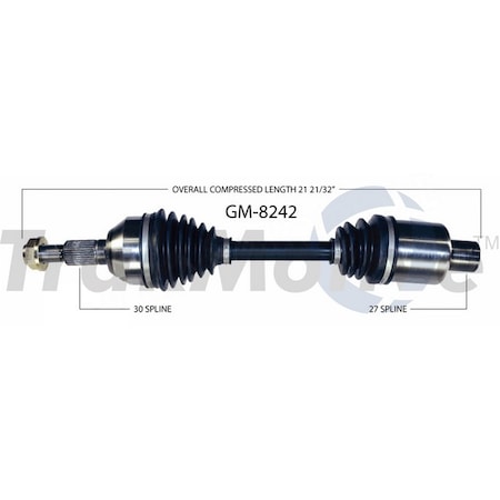 Surtrack Axle Cv Axle Shaft, Gm-8242 GM-8242